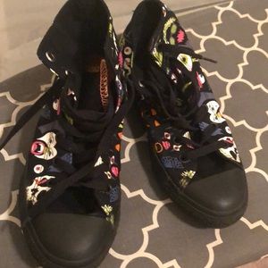 All star converse black and white